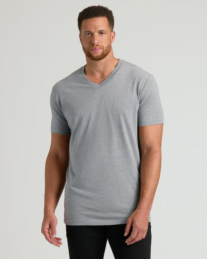 Short Sleeve Tall Classic V-Neck 3-Pack