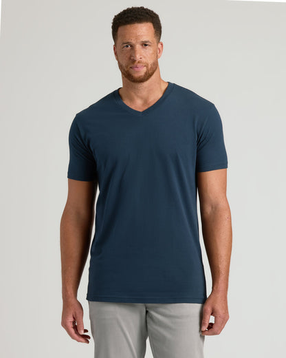 Short Sleeve Tall Classic V-Neck 3-Pack