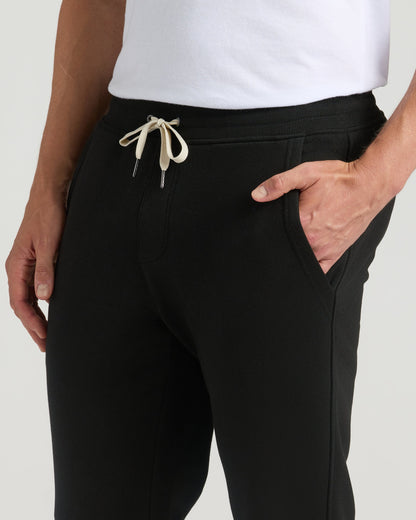 Black Tall Fleece French Terry Joggers