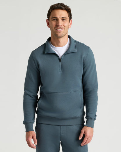 Neptune Quarter Zip Fleece Sweatshirt & Jogger 2-Pack