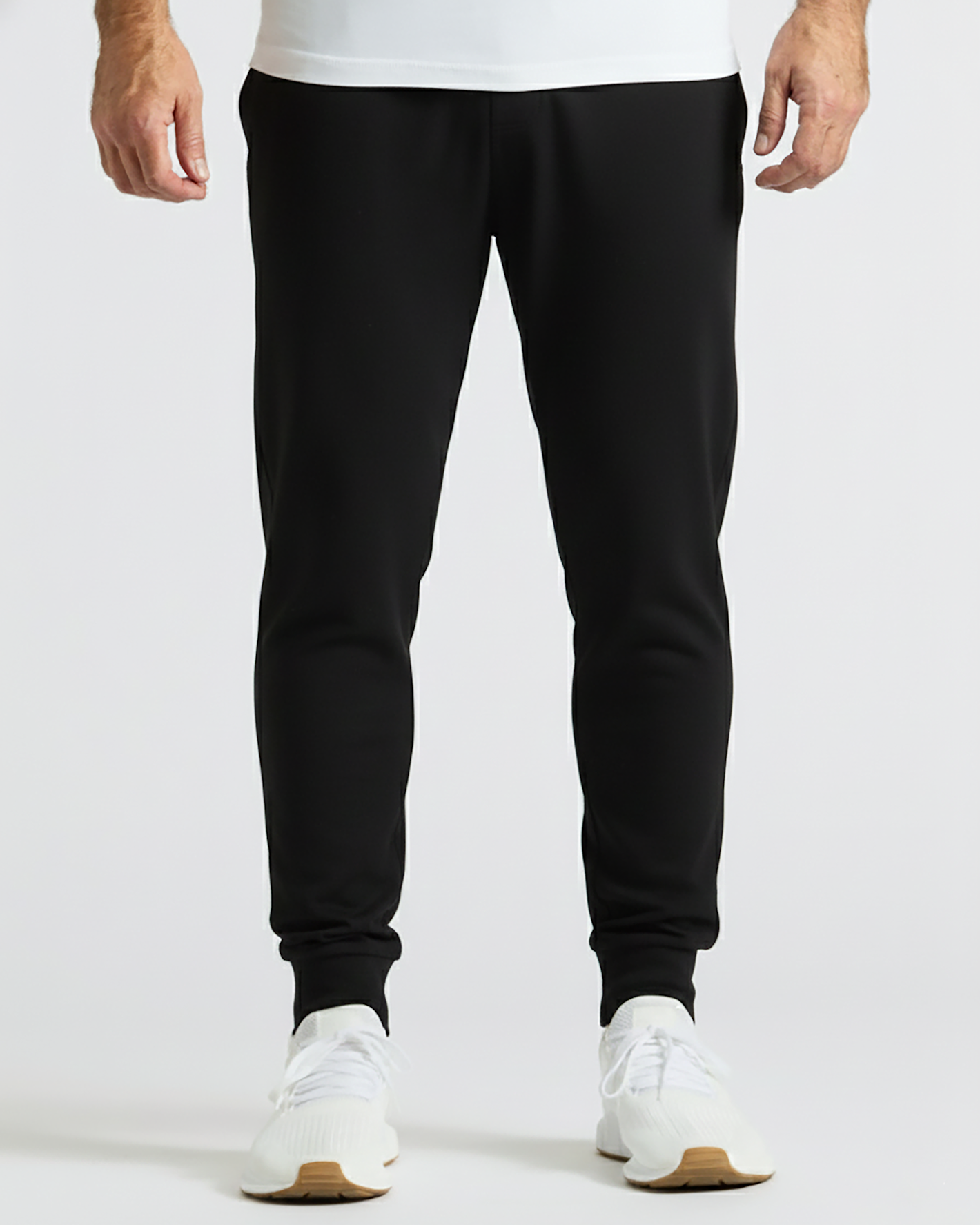 Black & Charcoal Heather Gray Active Training Joggers 2-Pack