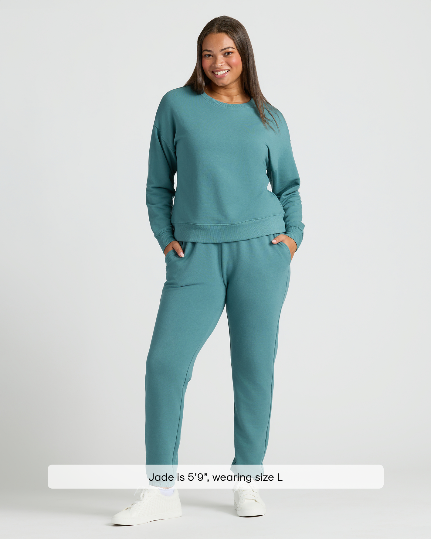 Womens Stormcloud Slouch Pullover Crew & Relaxed Jogger 2-Pack