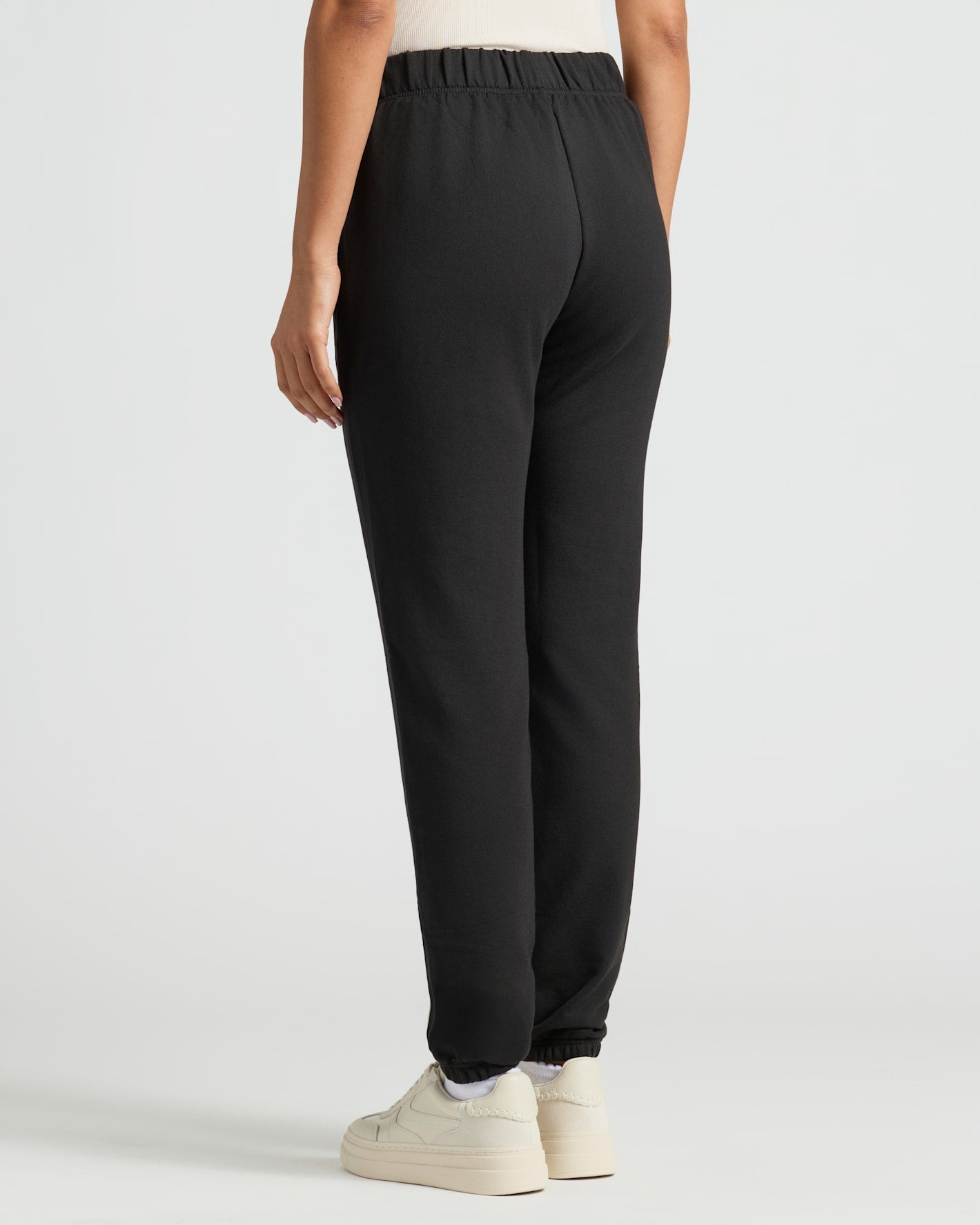 Womens Black Relaxed Joggers