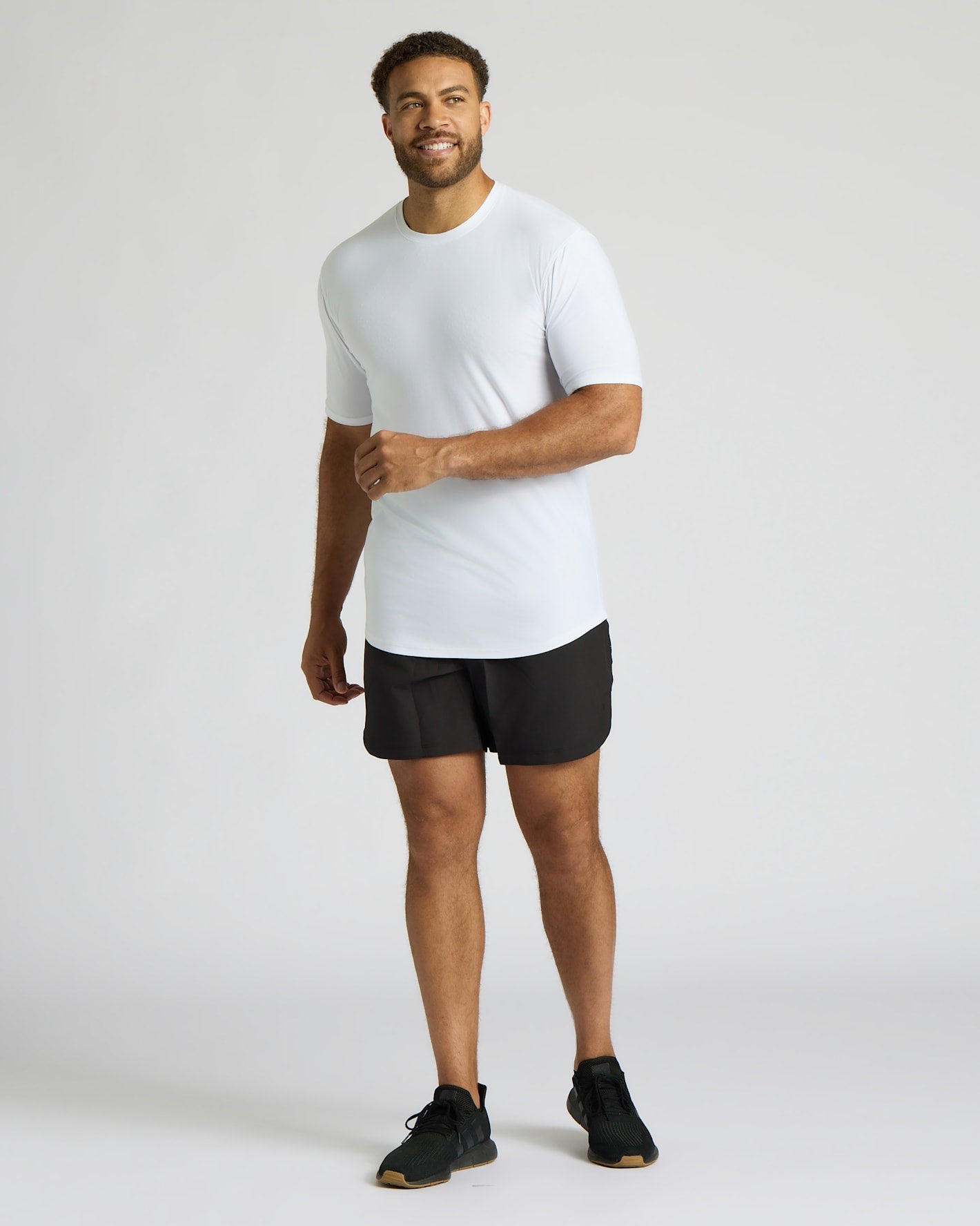 Tall Active Curved Hem Crew 3-Pack
