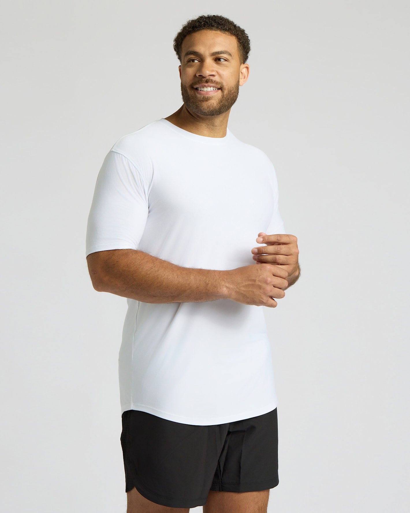 Tall Active Curved Hem Crew 3-Pack