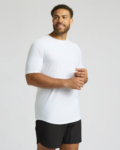 Tall Active Curved Hem Crew 3-Pack