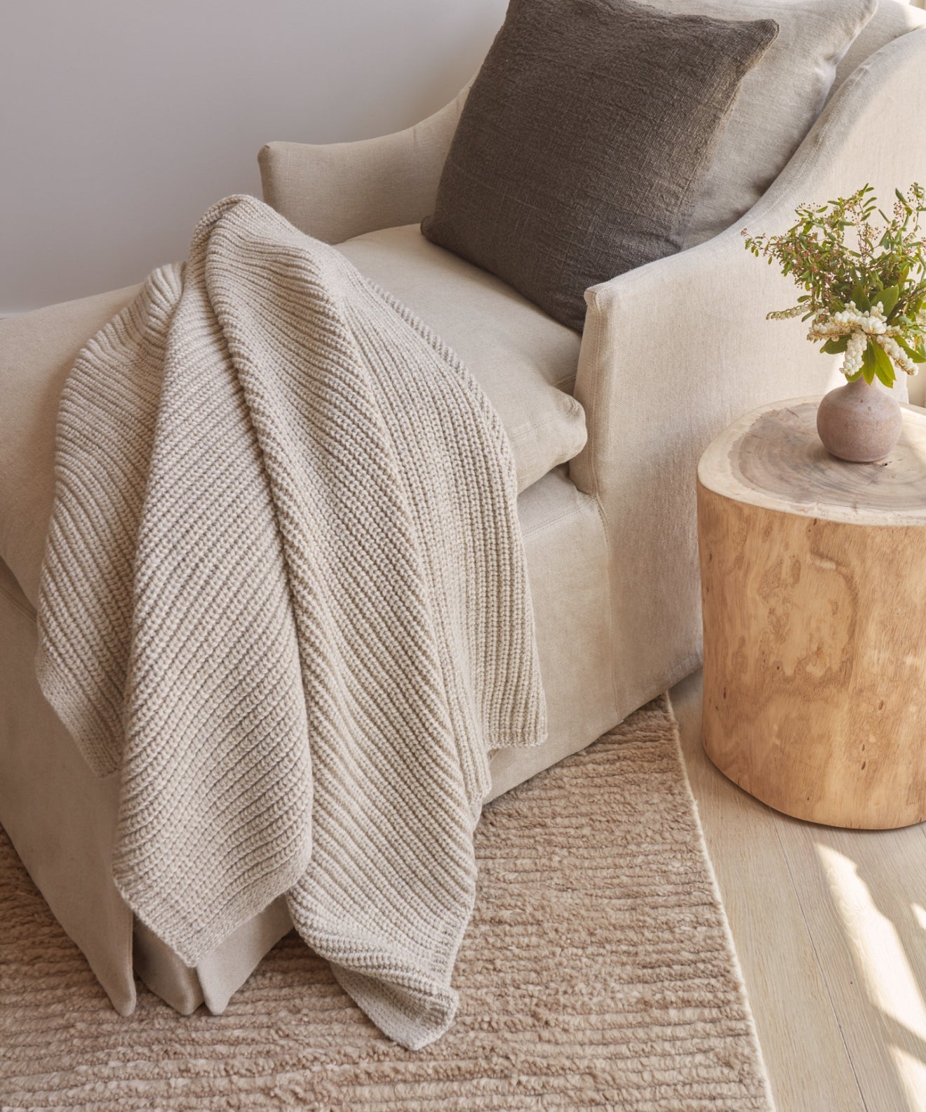 Wool Fisherman Throw