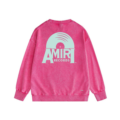 Amiri Distressed Sweatshirt Printed Trendy Pure Cotton