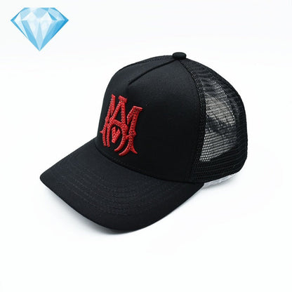 Amiri hat embroidered diamond hat