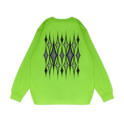 Amiri Long Sleeved Shirt Printed Trendy Pure Cotton