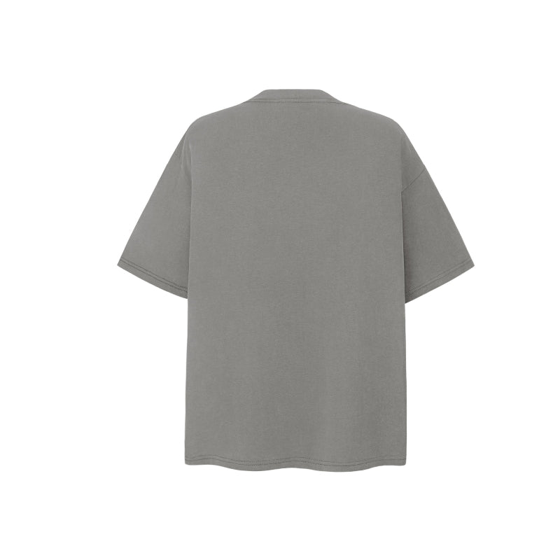 American vintage street T-shirt pure cotton retro men's and women's summer loose