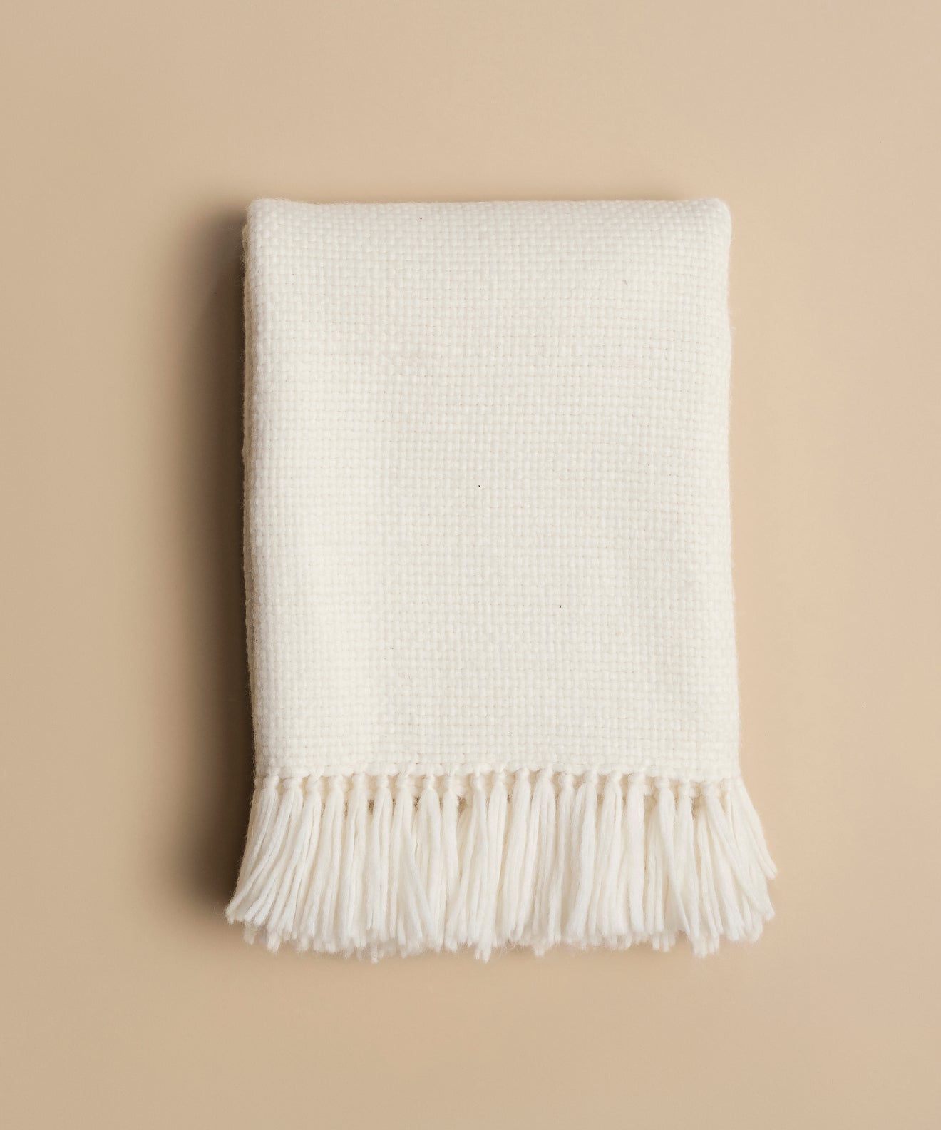 Alpaca Basketweave Throw