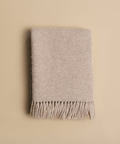 Alpaca Basketweave Throw