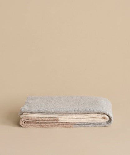 Alpaca Colorblock Throw