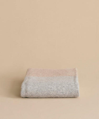 Alpaca Colorblock Throw