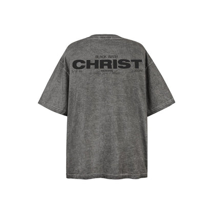 American vintage street T-shirt retro men's loose casual top