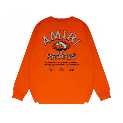 Amiri Long Sleeved Shirt Printed Trendy Pure Cotton