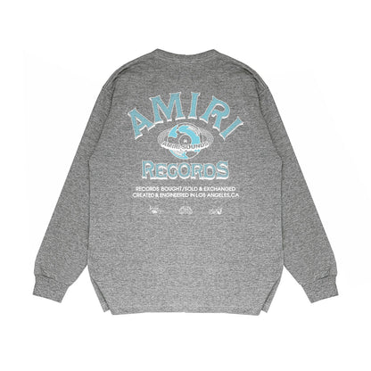 Amiri Long Sleeved Shirt Printed Trendy Pure Cotton