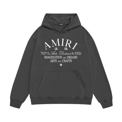 Amiri Hoodie Printed Trendy Pure Cotton