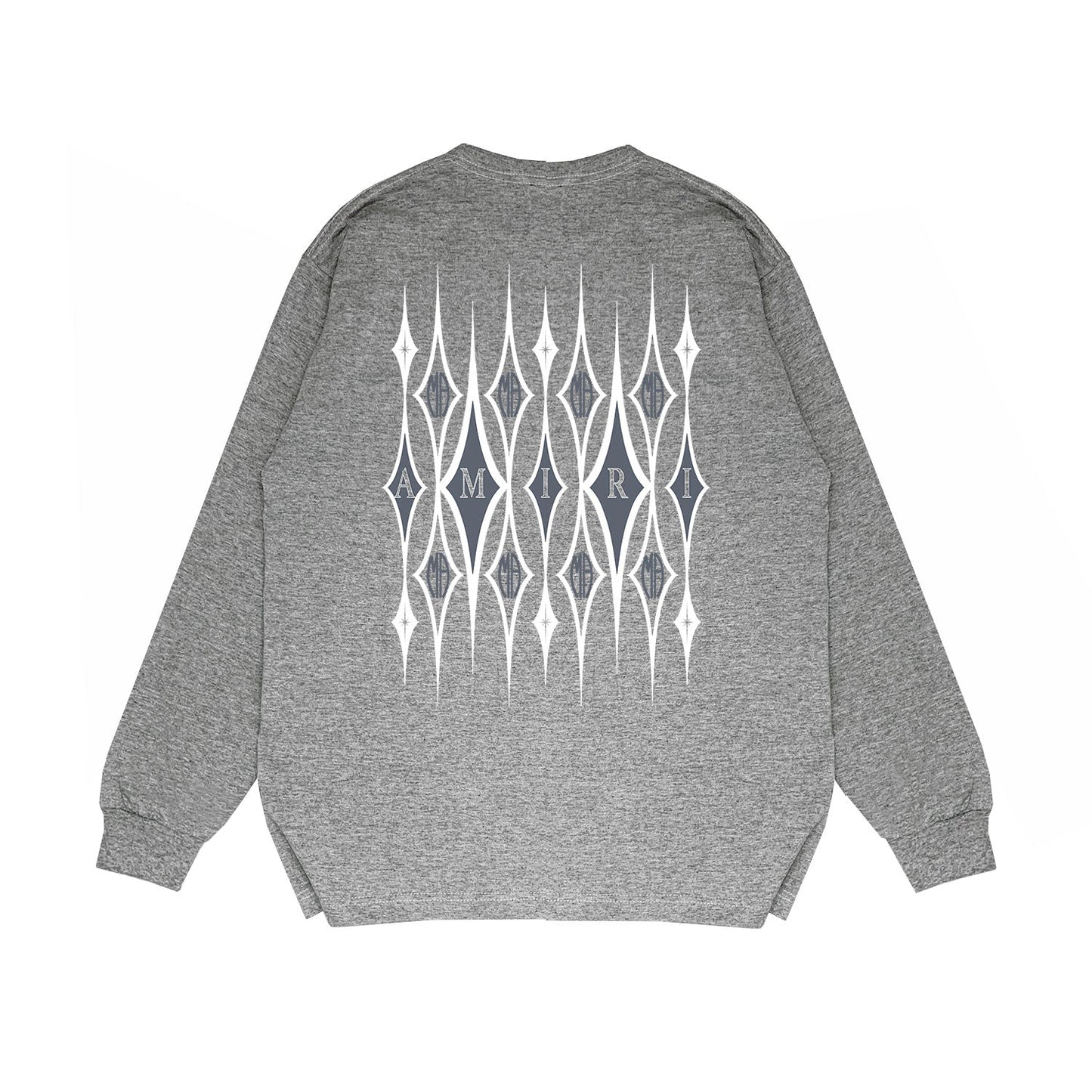 Amiri Long Sleeved Shirt Printed Trendy Pure Cotton