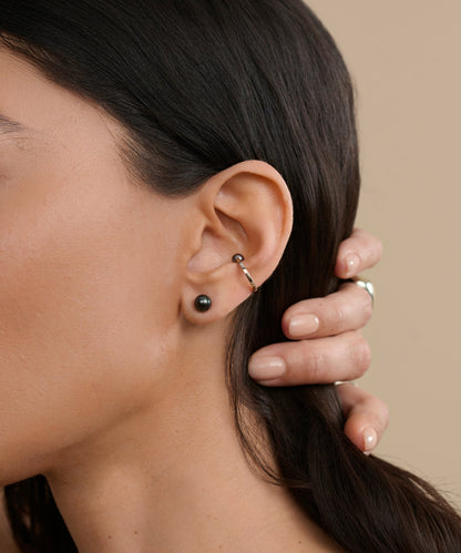 Medium Loren Pearl Studs