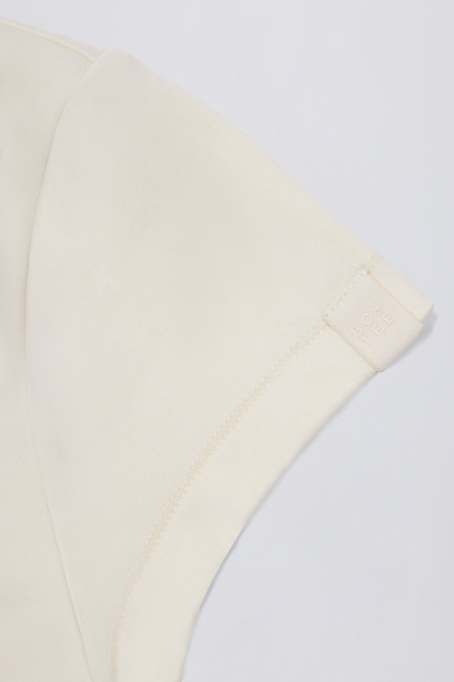 Cut-Out Longline T-Shirt in Oat