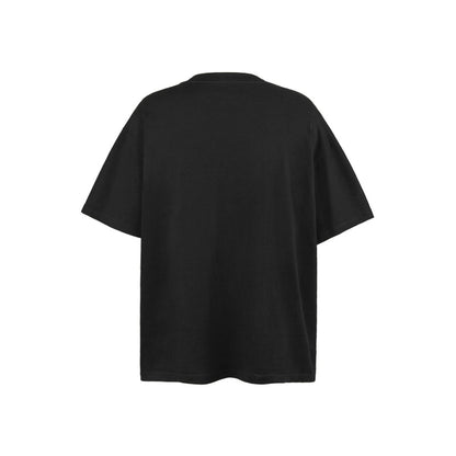 American vintage street T-shirt pure cotton retro men's and women's summer loose