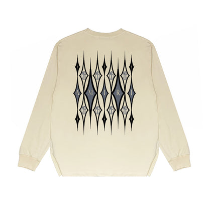 Amiri Long Sleeved Shirt Printed Trendy Pure Cotton