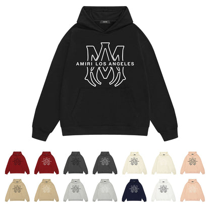 Amiri Hoodie Printed Trendy Pure Cotton