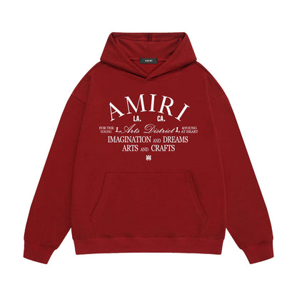 Amiri Hoodie Printed Trendy Pure Cotton
