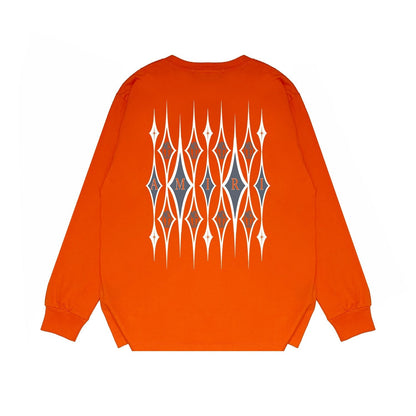 Amiri Long Sleeved Shirt Printed Trendy Pure Cotton