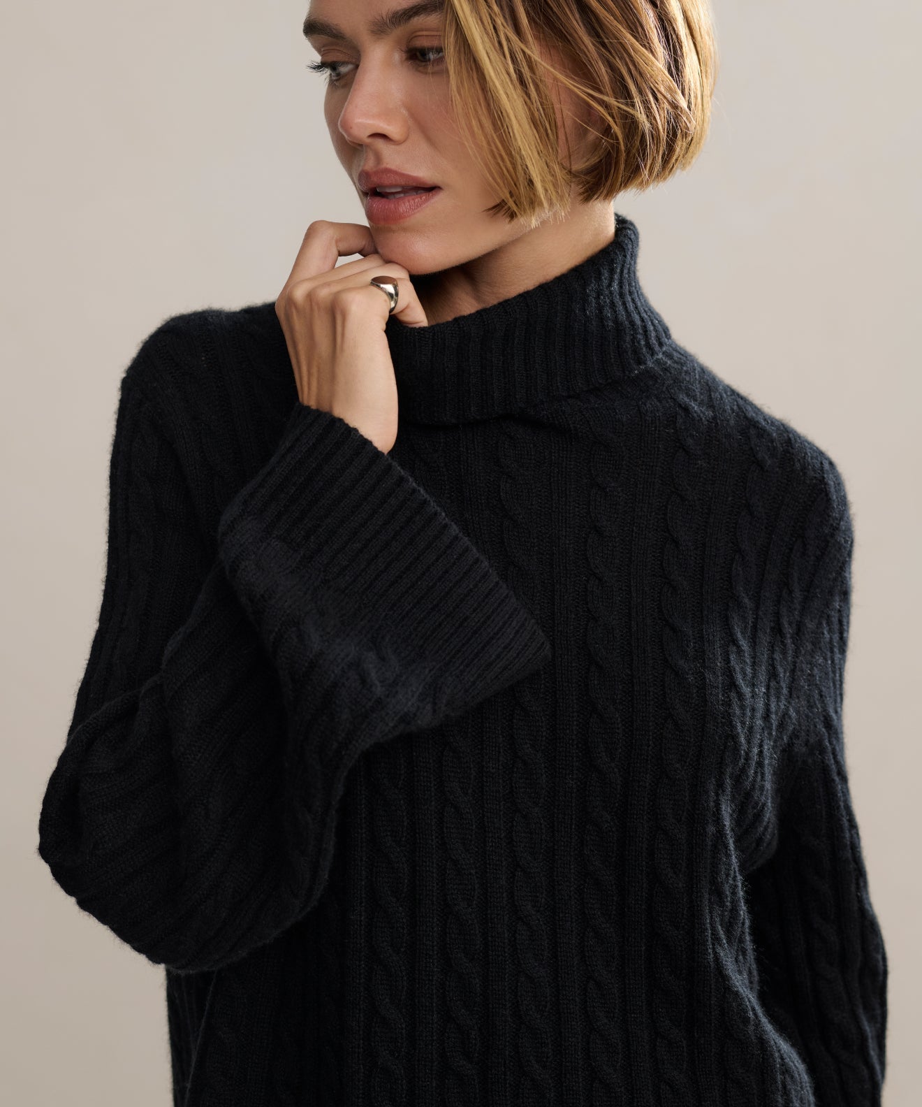 Cable Nell Turtleneck