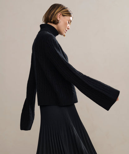 Cable Nell Turtleneck