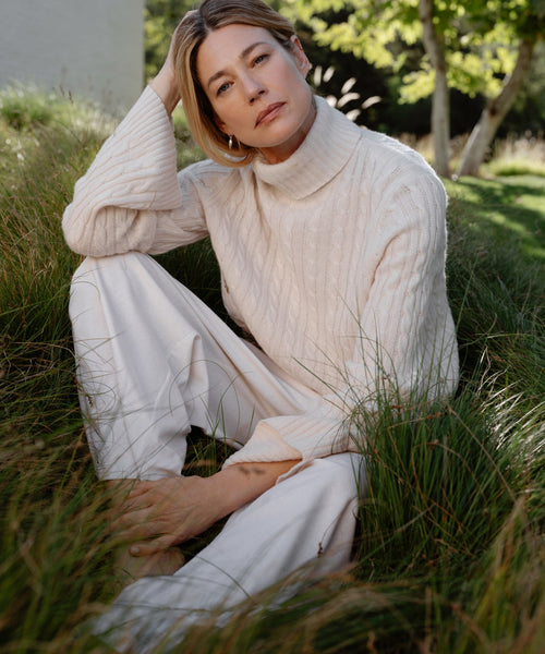 Cable Nell Turtleneck
