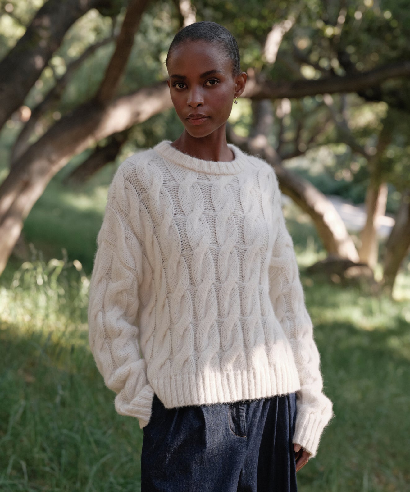 Cable Serena Crewneck