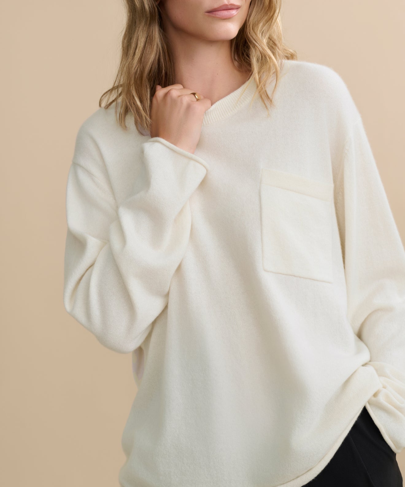 Cashmere Chandler Long-Sleeve Tee