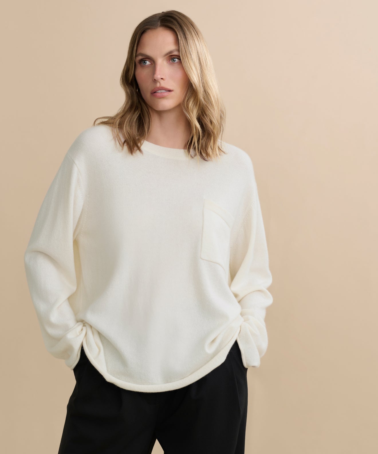 Cashmere Chandler Long-Sleeve Tee