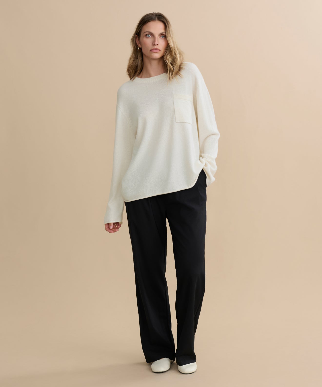 Cashmere Chandler Long-Sleeve Tee