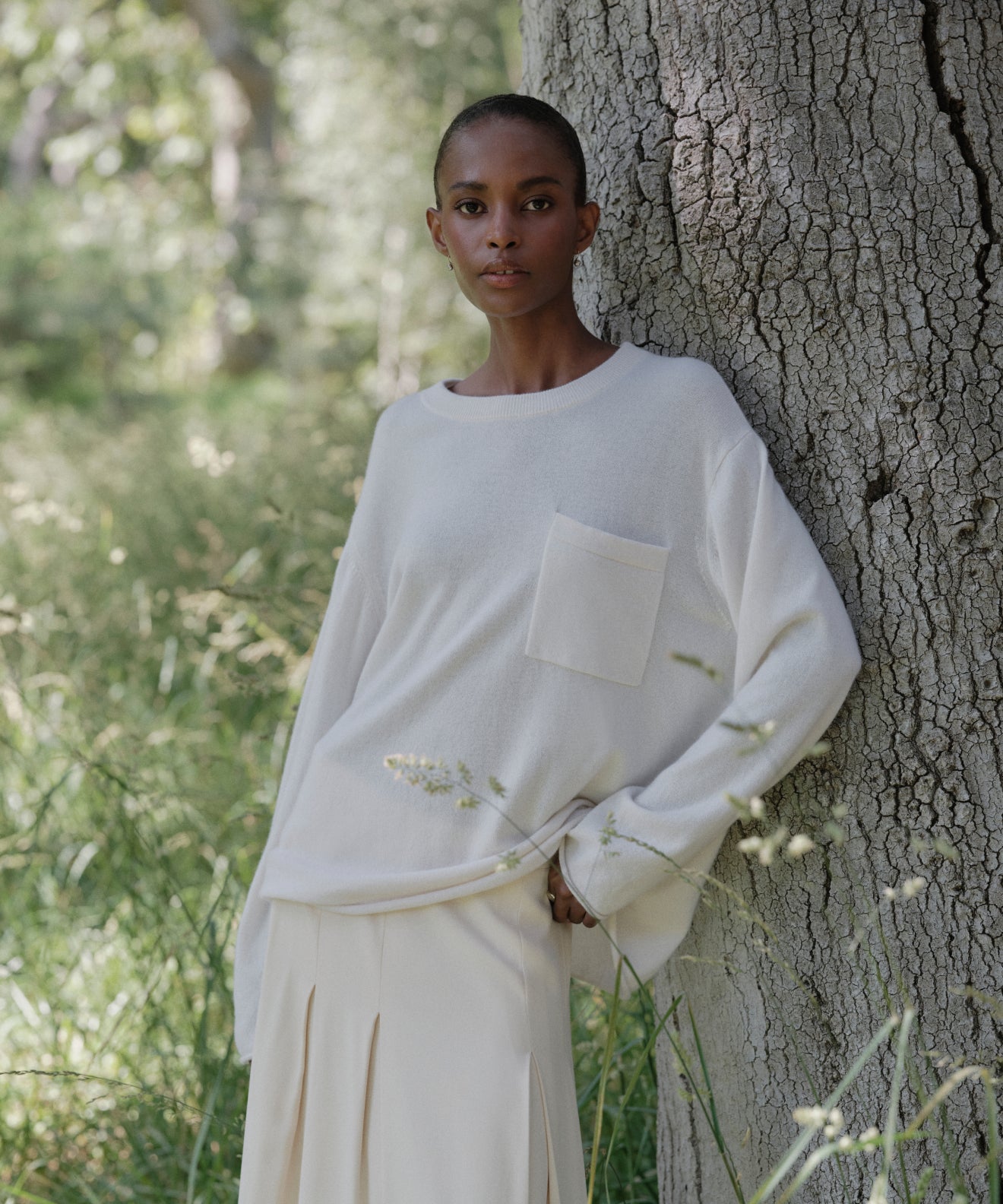 Cashmere Chandler Long-Sleeve Tee