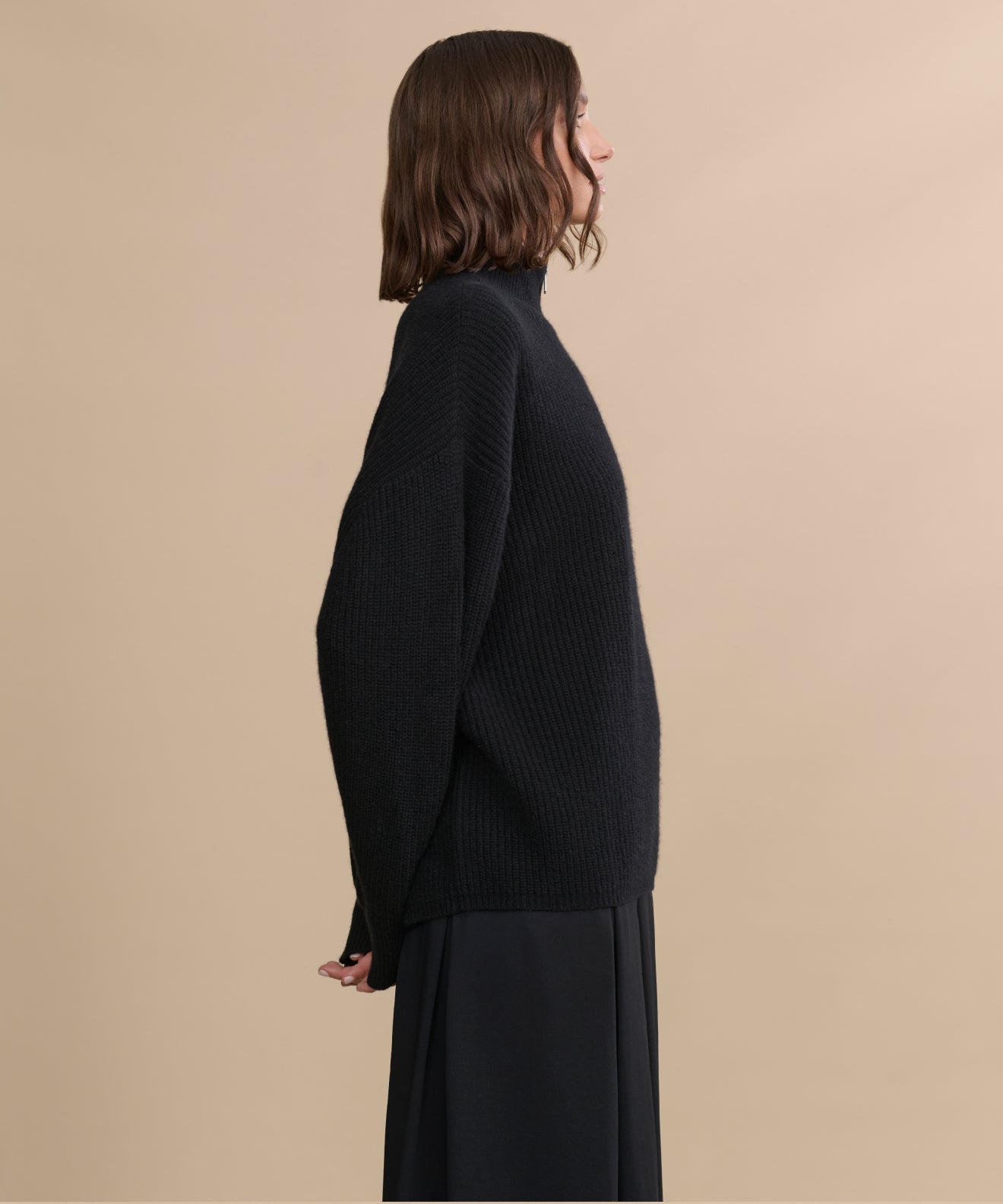 Cashmere Half Zip