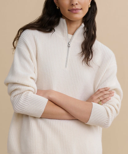 Cashmere Half Zip