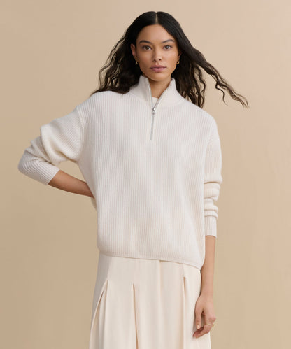 Cashmere Half Zip