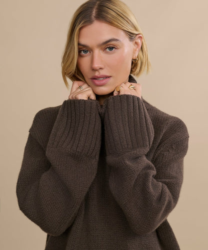 Cashmere Jet Turtleneck