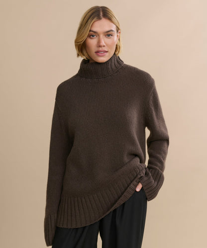 Cashmere Jet Turtleneck