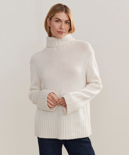 Cashmere Jet Turtleneck