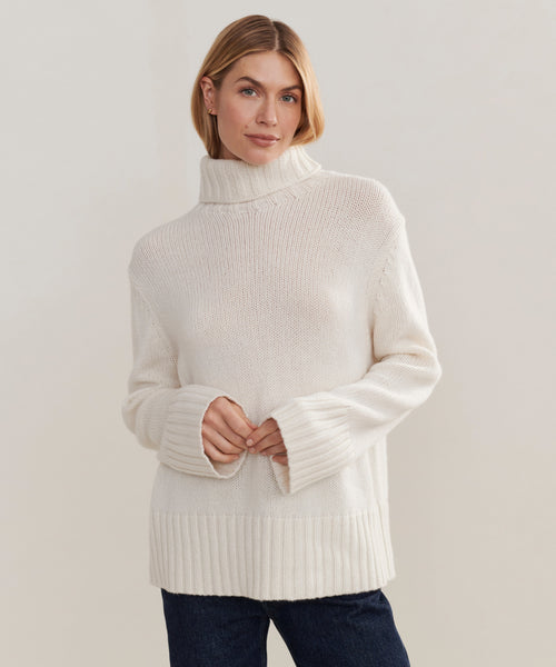 Cashmere Jet Turtleneck