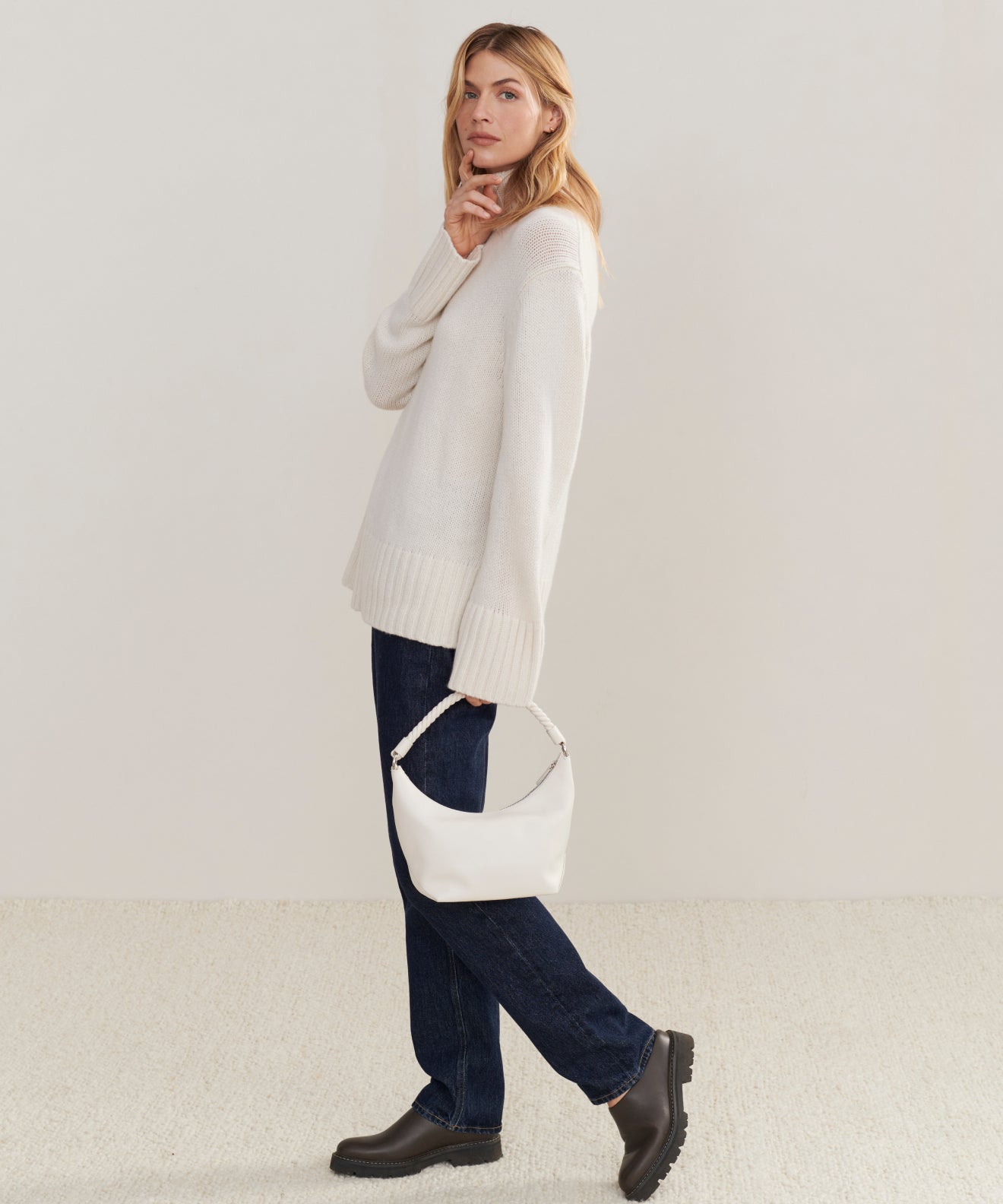 Cashmere Jet Turtleneck