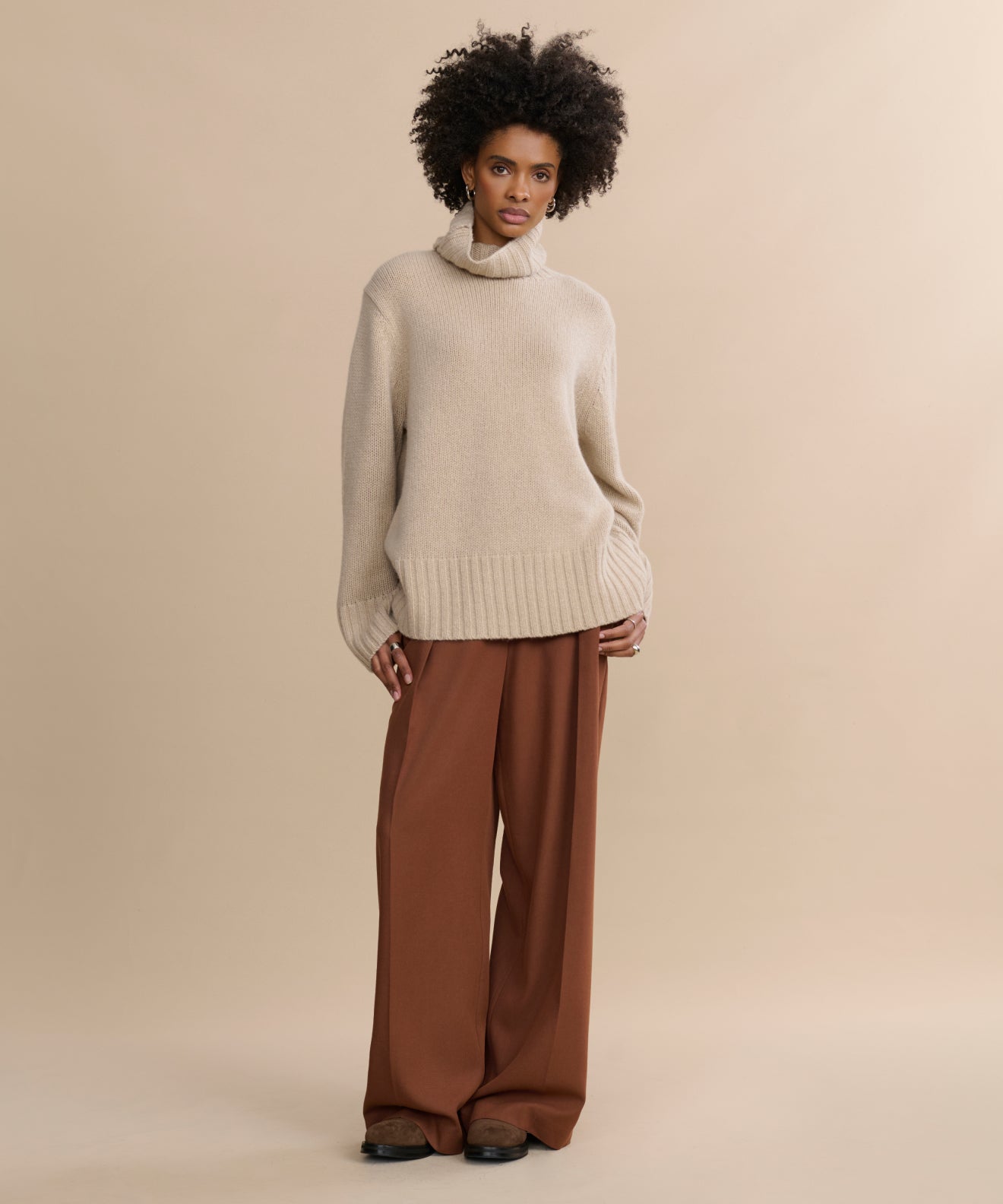 Cashmere Jet Turtleneck