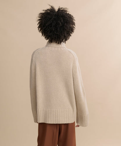 Cashmere Jet Turtleneck
