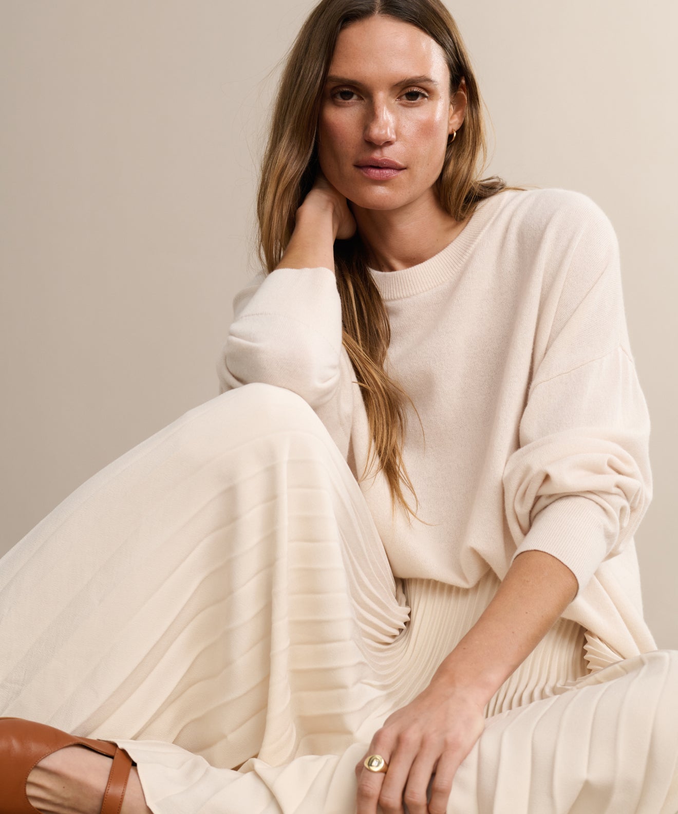 Cashmere Marina Crewneck